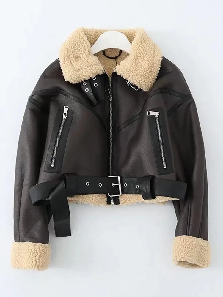 Alice |  Shearling Leather Jacket