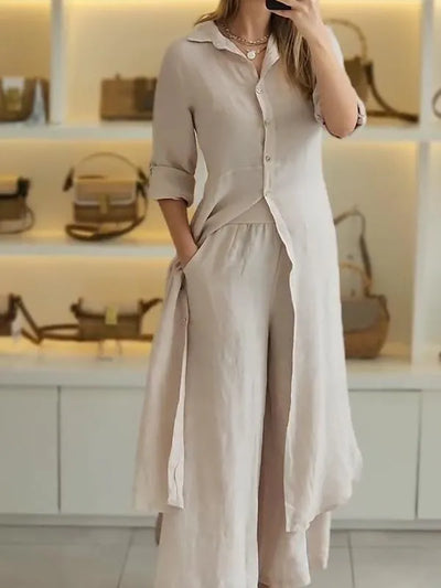 Olivia - Elegant Women Linen Set