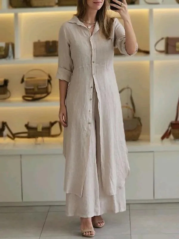 Olivia - Elegant Women Linen Set