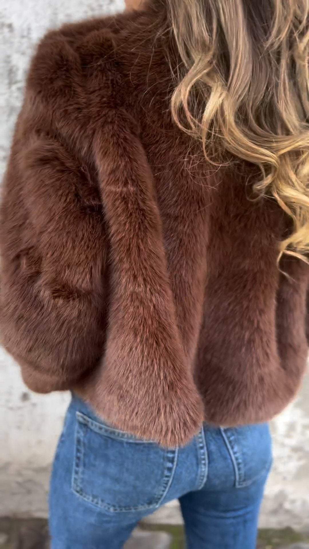 Maylah™ | Chic  Fur Jacket