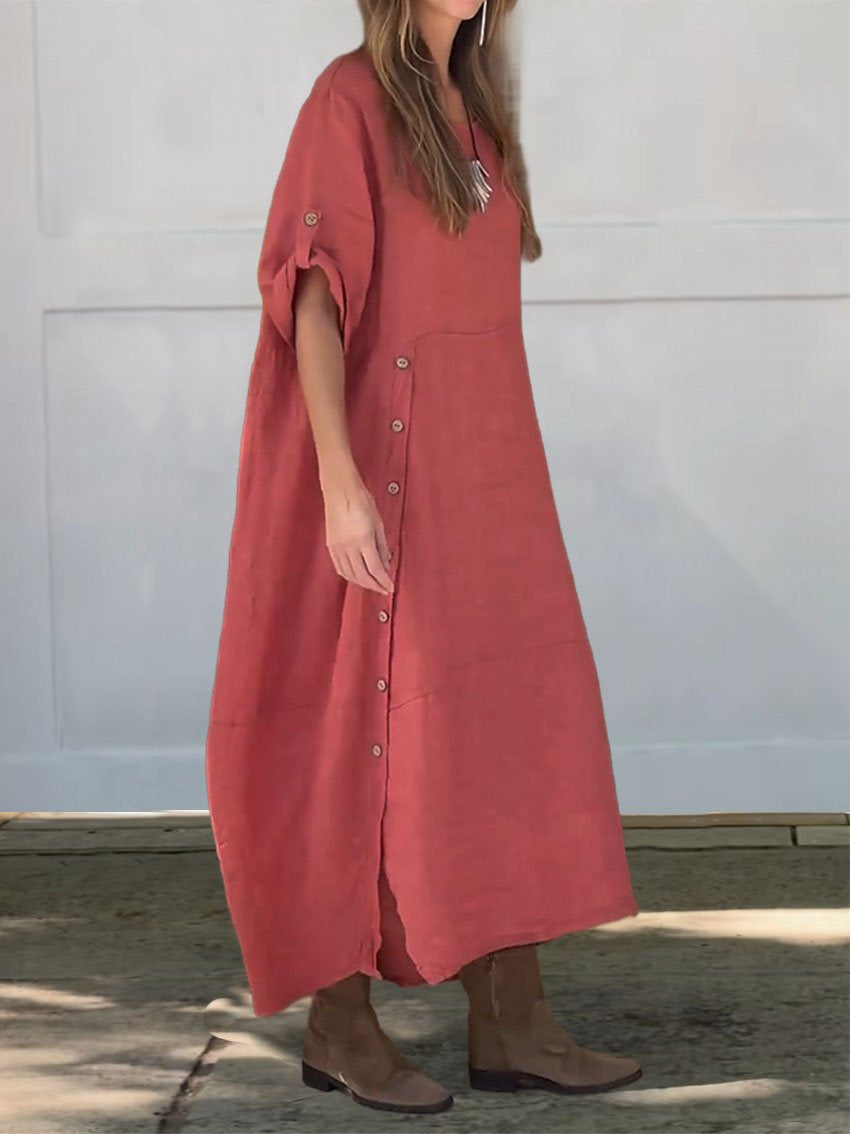 Liley - Graceful Flowing Cotton Dress