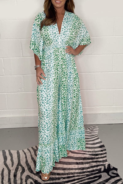 Quinn - Printed Leopard Wide Leg Jumpsuit